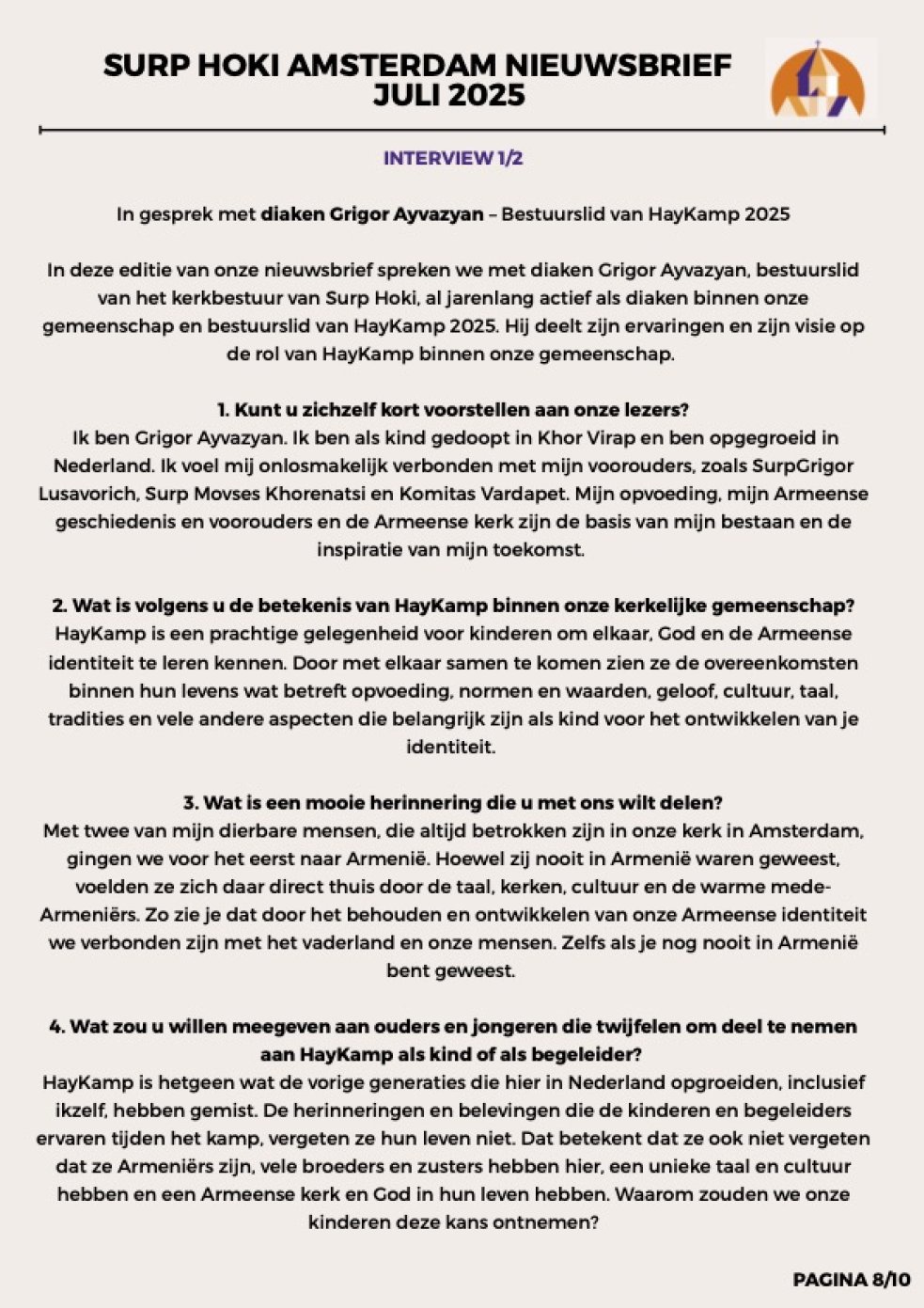 Nieuwsbrief juli